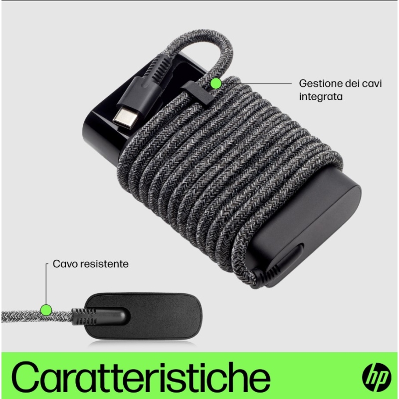 Hp 671R2AA 	Alimentatore Usb-C da 65W...