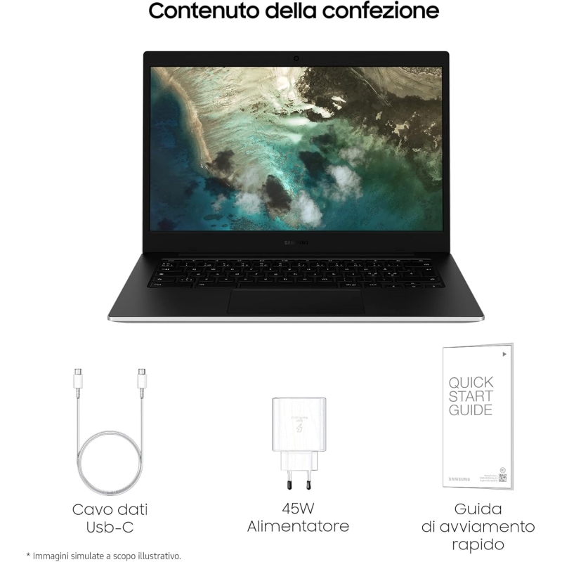 Samsung Galaxy Chromebook Go 4GB RAM 64GB eMMC