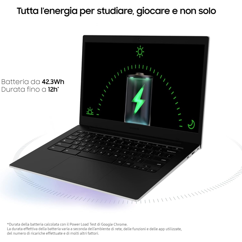Samsung Galaxy Chromebook Go con Chrome OS