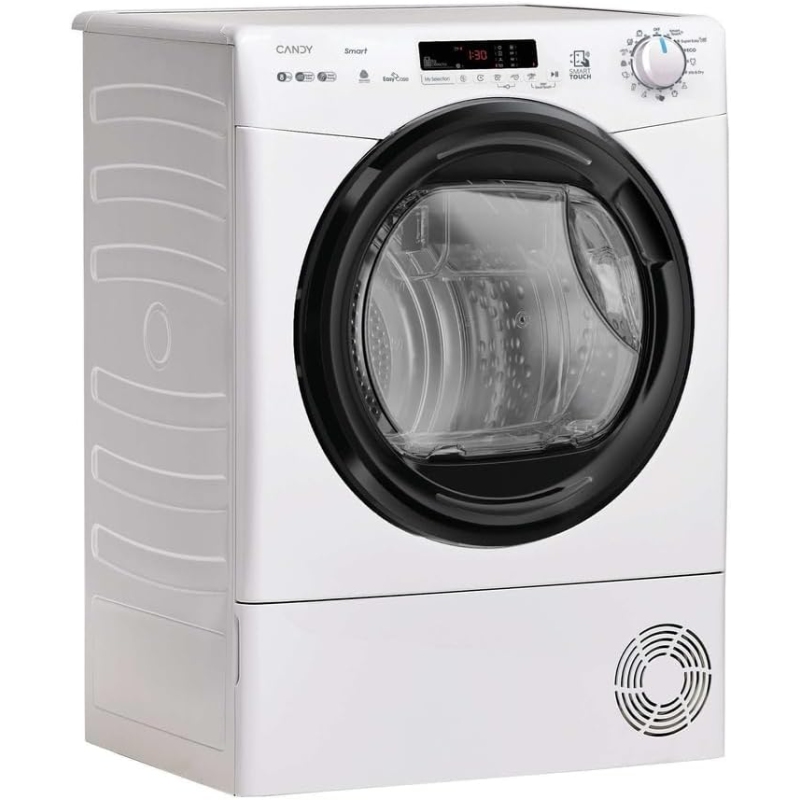Candy CS EH8N1DBE-S asciugatrice 8kg a pompa di calore vista tre quarti