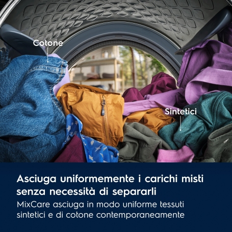 Electrolux EW7H4E10BY Asciugatrice 10kg UltraCare 3DSense Classe B - EW7H4E10Y