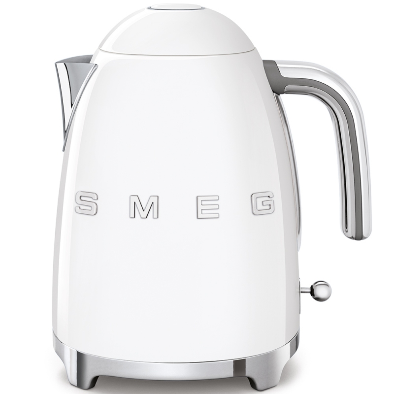 SMEG KLF03WHEU BOLLITORE ELETTRICO ANNI '50 2400W 7 TAZZE COLORE BIANCO