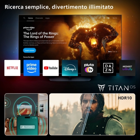 Philips 24PHS6050/12 Smart TV con Pixel Plus HD e HDR10