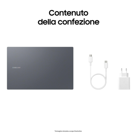 SAMSUNG GALAXY BOOK6 14" INTEL CORE5 315 RAM 8GB SSD 256GB WINDOWS 11 HOME - NP740VJK-KG3IT