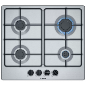 BOSCH PGP6B5B86 SERIE 4 PIANO COTTURA 4 FUOCHI A GAS INOX