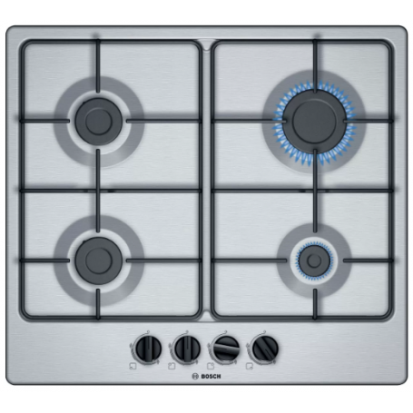BOSCH PGP6B5B86 SERIE 4 PIANO COTTURA 4 FUOCHI A GAS INOX