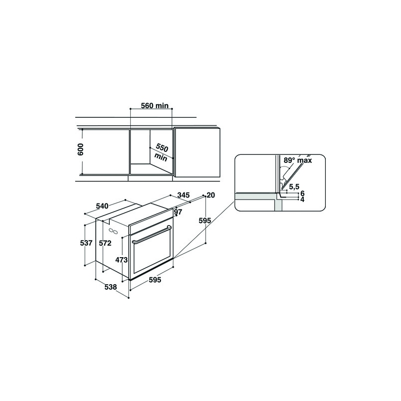 WHIRLPOOL AKZ9 6270 IX FORNO DA INCASSO...