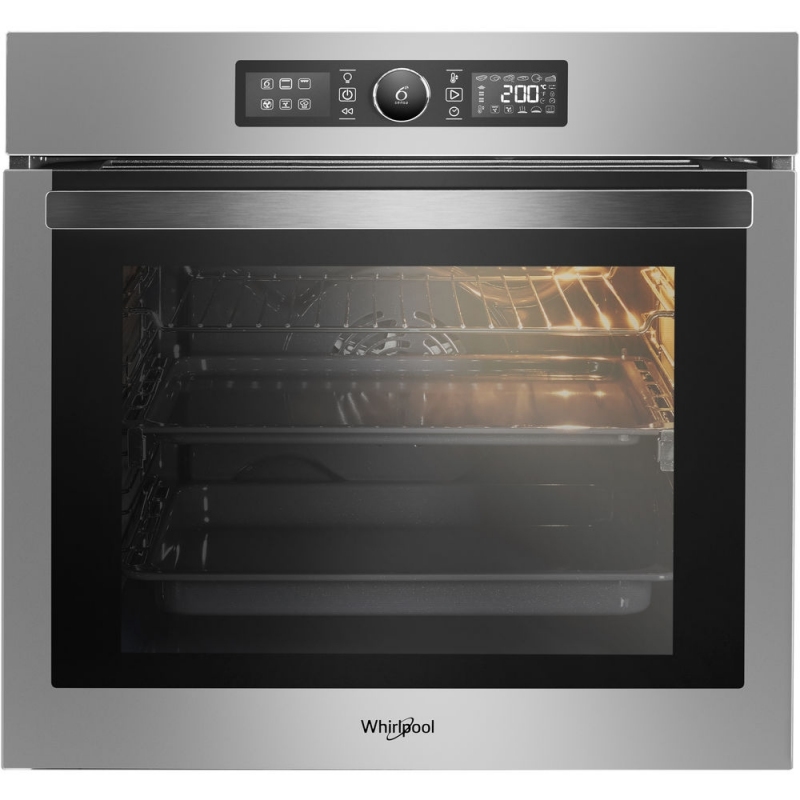 WHIRLPOOL OAKZ9 6200 CS IX FORNO DA INCASSO ELETTRICO VENTILATO 73 LT CLASSE A+ INOX - OAKZ96200CSIX
