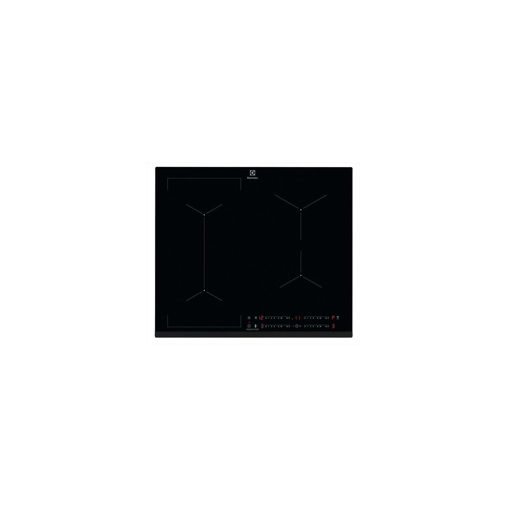 ELECTROLUX - Piano cottura induzione CIL63443 59 cm-Nero