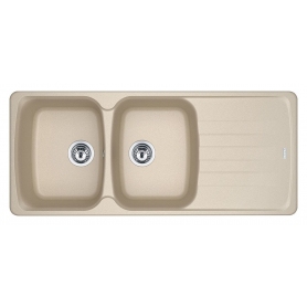 FRANKE AZG621 LAVELLO 116x50 CM 2 VASCHE + GOCCIOLATOIO...