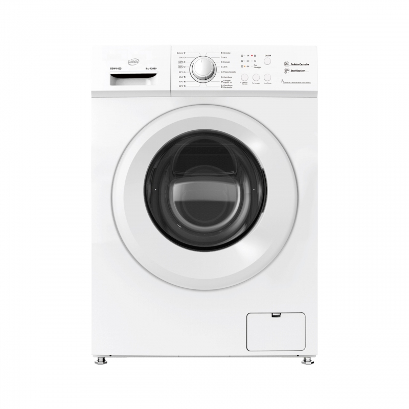 DAYA DSW-81221 LAVATRICE 8KG 1200 GIRI 16 PROGRAMMI CLASSE E