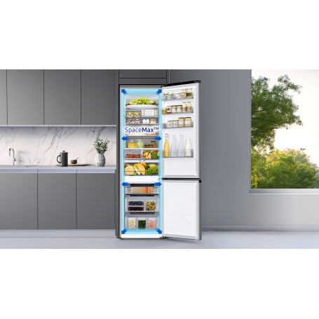 SAMSUNG RB38T600DSA FRIGORIFERO COMBINATO LIBERA INSTALLAZIONE 385 LT NO FROST CLASSE D COLORE INOX - PROMO