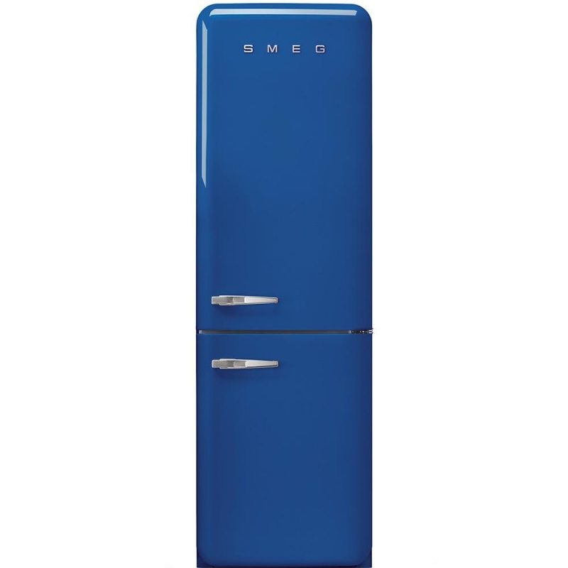 SMEG FAB32RBE3 FRIGORIFERO COMBINATO NO FROST ANNI '50 COLORE BLU 331 LT, 60 CM, CERNIERE A DESTRA , CLASSE A+++ - PROMO