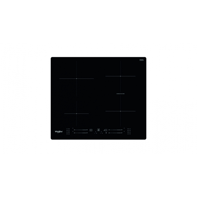 WHIRLPOOL WB S2560 NE PIANO COTTURA A INDUZIONE 60CM 4 ZONE COLORE NERO - WBS2560NE