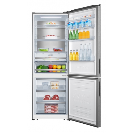 HISENSE RB645N4BIE FRIGORIFERO COMBINATO 495LT TOTAL NO FROST CLASSE E INOX - PROMO