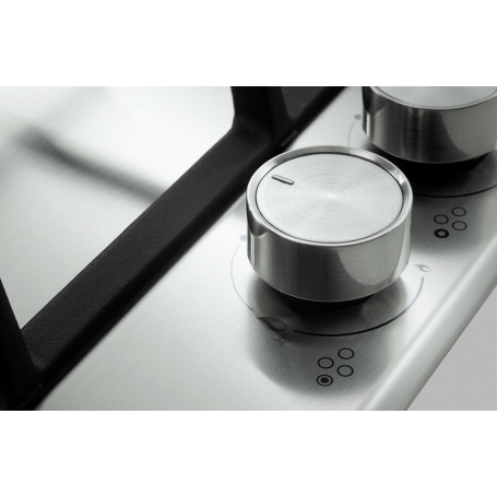 DE LONGHI NSL590DX PIANO COTTURA DA INCASSO 90CM 5 FUOCHI GRIGLIE IN GHISA INOX