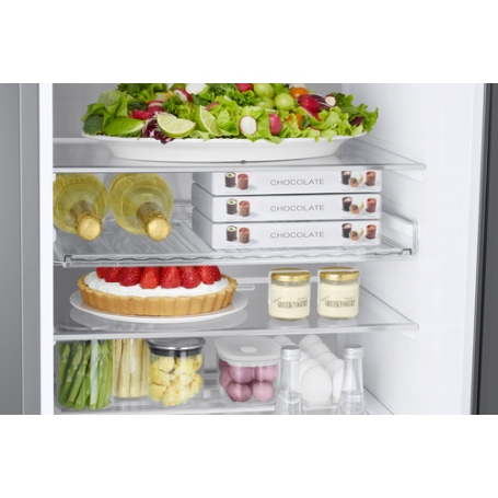 SAMSUNG RL38A776ASR FRIGORIFERO COMBINATO LIBERA INSTALLAZIONE 387L TOTAL NO FROST CLASSE A INOX - PROMO