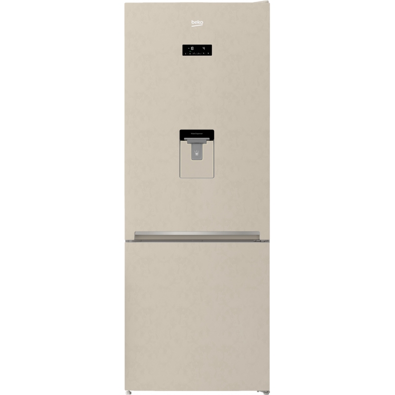 BEKO RCNE560E40DBN FRIGORIFERO COMBINATO 497LT TOTAL NO FROST DISPENSER CLASSE E COLORE SABBIA - PROMO