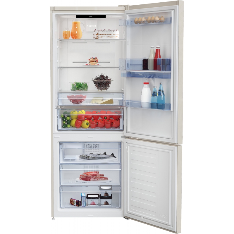 BEKO RCNE560E40DBN FRIGORIFERO COMBINATO 497LT...