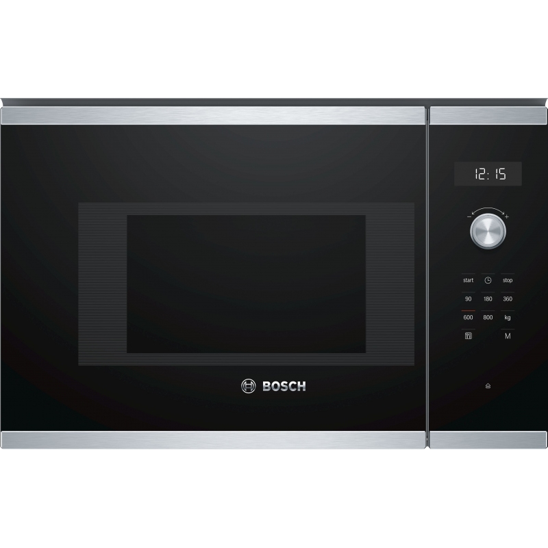 BOSCH BFL524MS0 FORNO A MICROONDE DA INCASSO 20LT POTENZA MAX 800W COLORE NERO/INOX
