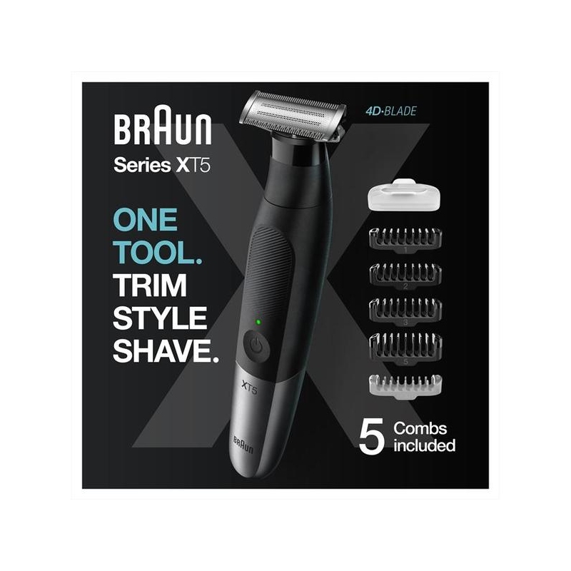BRAUN XT5100 REGOLABARBA RICARICABILE