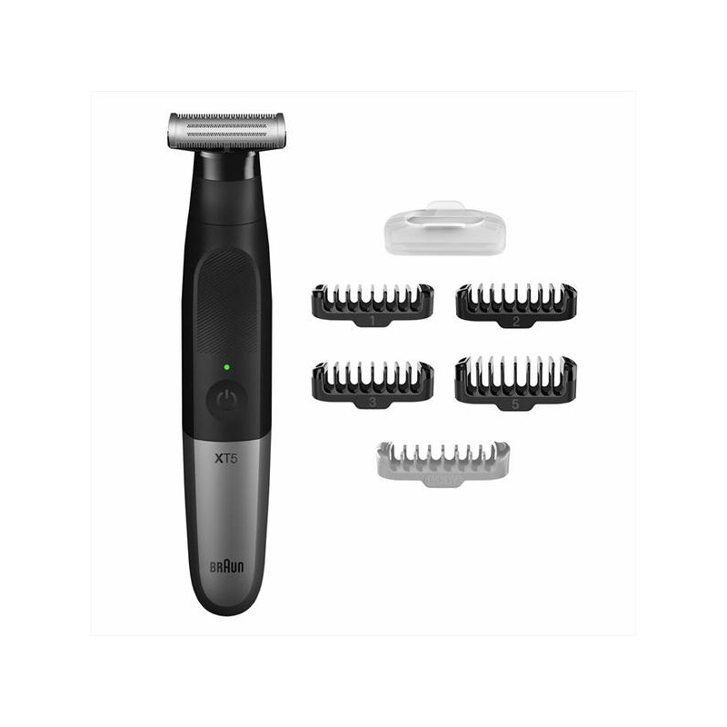 BRAUN XT5100 RASOIO ELETTRICO E REGOLABARBA RICARICABILE NERO/GRIGIO METALLIZZATO - PROMO