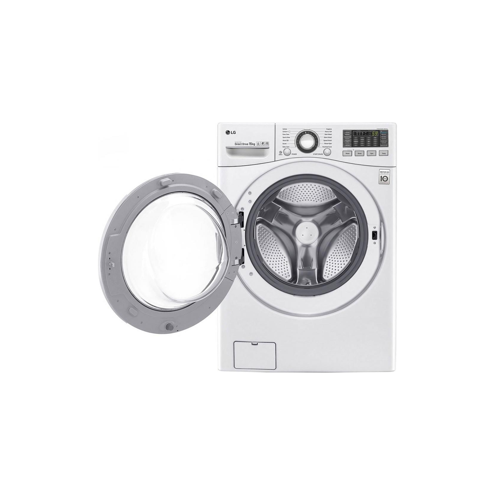 Lave-linge hublot LG F51K24WH - 15 kg - Direct Drive - Classe A++