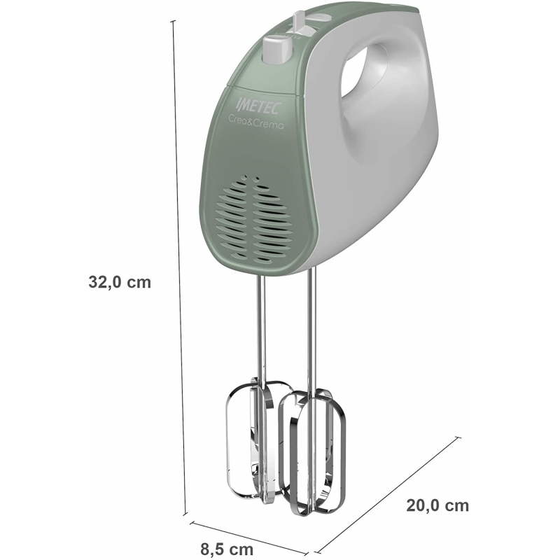 IMETEC 7485 SBATTITORE ELETTRICO CON 2 FRUSTE E...