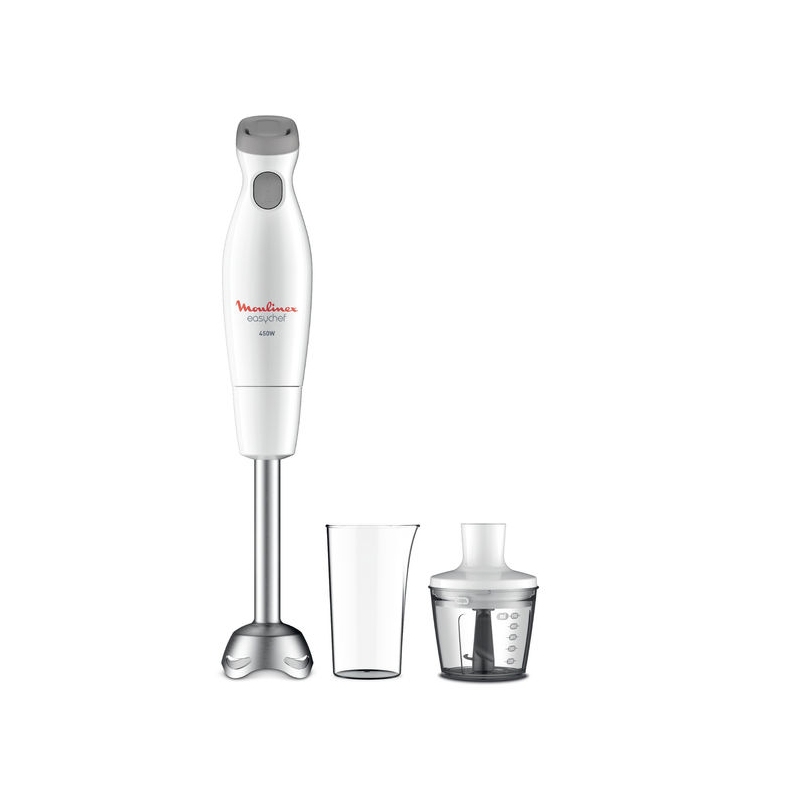 MOULINEX DD4521 FRULLATORE A IMMERSIONE PIU' TRITATUTTO DA 500ML 450W  COLORE BIANCO - PROMO