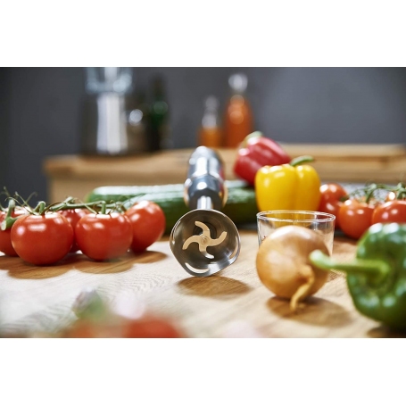 MOULINEX DD6578 FRULLATORE A IMMERSIONE PIU' TRITATUTTO DA 500ML 1000W CAPACITA' 0,8LT COLORE INOX/NERO - PROMO