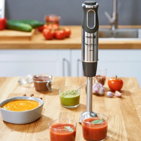 MOULINEX DD6578 FRULLATORE A IMMERSIONE PIU' TRITATUTTO DA 500ML 1000W CAPACITA' 0,8LT COLORE INOX/NERO - PROMO