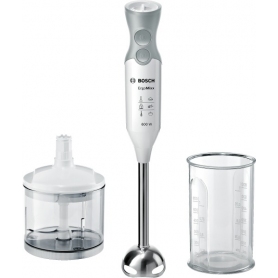 BOSCH MSM66120 FRULLATORE A IMMERSIONE PIU' TRITATUTTO 600W 12 IMPOSTAZIONI DI VELOCITA' COLORE BIANCO E GRIGIO - PROMO