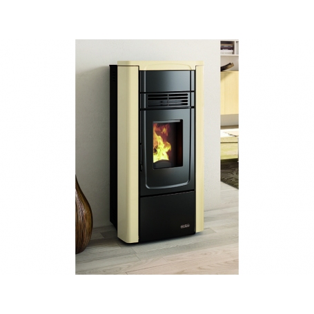 DAL ZOTTO GABRY ELITE EVO STUFA A PELLET 8 KW CLASSE A+ COLORE AVORIO - PROMO