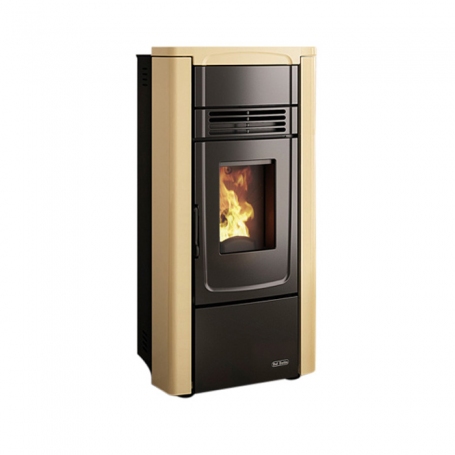 DAL ZOTTO GABRY ELITE EVO STUFA A PELLET 8 KW CLASSE A+ COLORE AVORIO - PROMO
