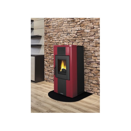 DAL ZOTTO RITA ELITE EVO STUFA A PELLET 10,3 KW 100 MQ - BORDEAUX