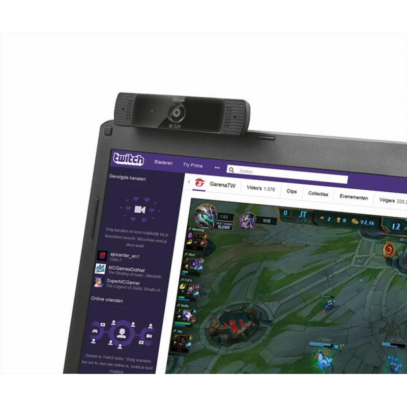 TRUST GXT1160 22397 WEBCAM FULL HD 8MPX DI...