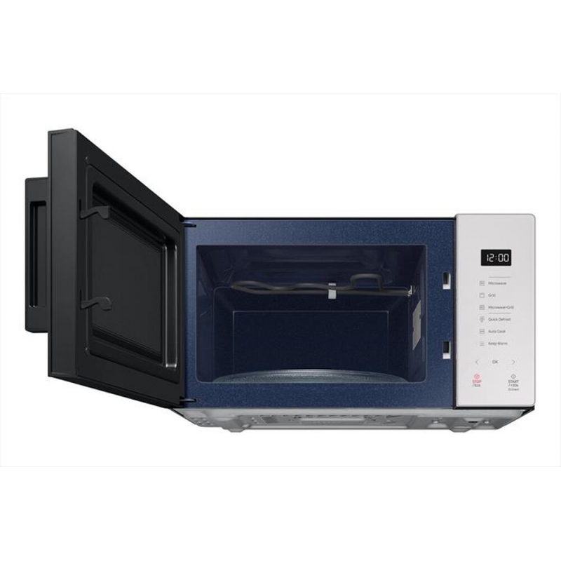 SAMSUNG MG23T5018GE FORNO A MICROONDE 23LT CON FUNZIONE VAPORE GLASS PORCELLANA