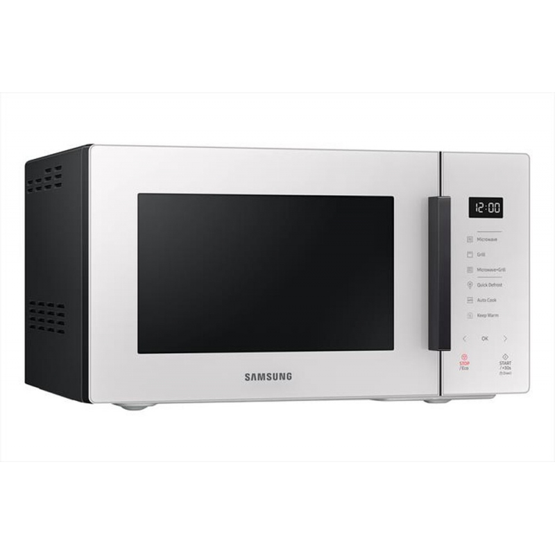 SAMSUNG MG23T5018GE FORNO A MICROONDE 23LT CON FUNZIONE VAPORE GLASS PORCELLANA