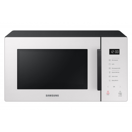 SAMSUNG MG23T5018GE FORNO A MICROONDE 23LT CON FUNZIONE VAPORE GLASS PORCELLANA