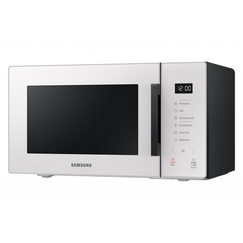 SAMSUNG MG23T5018GE FORNO A MICROONDE 23LT CON FUNZIONE VAPORE GLASS PORCELLANA