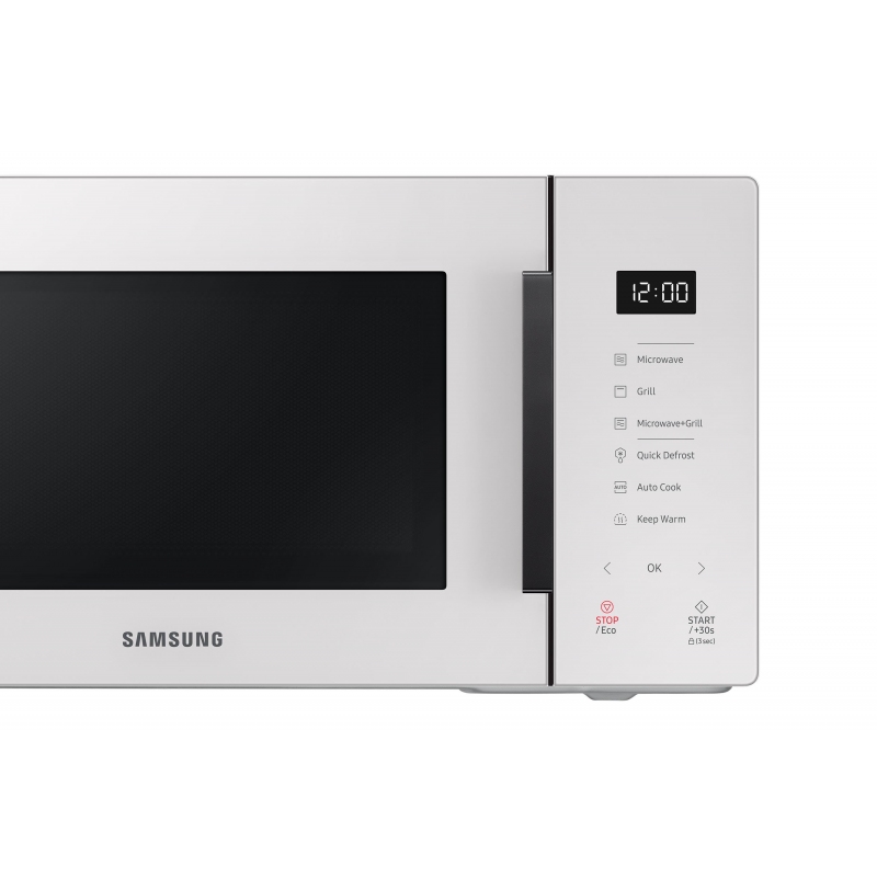 SAMSUNG MG23T5018GE FORNO A MICROONDE 23LT CON FUNZIONE VAPORE GLASS PORCELLANA