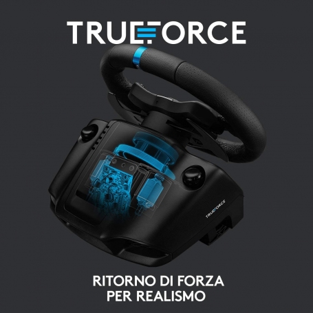 LOGITECH G923 VOLANTE TRUEFORCE COMPATIBILE CON PS4 PS5 E PC DOPPIA FRIZIONE RIF. 941-000149 - PROMO