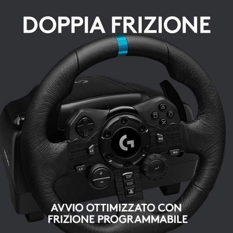 LOGITECH G923 VOLANTE TRUEFORCE COMPATIBILE CON PS4 PS5 E PC DOPPIA FRIZIONE RIF. 941-000149 - PROMO