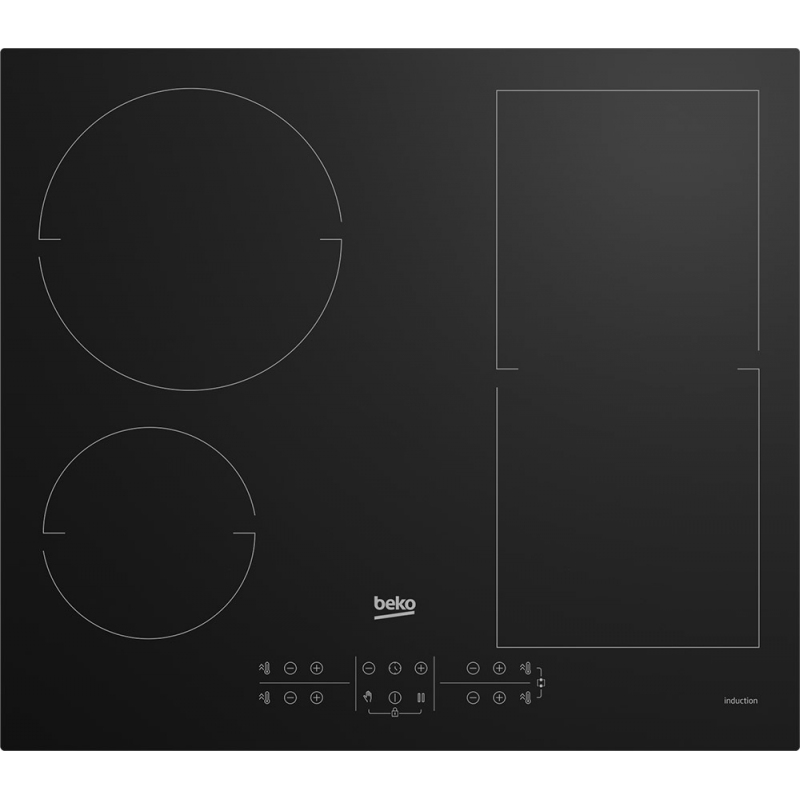 BEKO HII64210FMTR PIANO COTTURA A INDUZIONE 60CM 4 ZONE COTTURA IN VETROCERAMICA NERO - PROMO