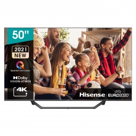 HISENSE 50A72GQ TV QLED 50'' 4K UHD SMART TV DVB T2/S2 FULL INTERNET TV WIFI+ETHERNET 3XHDMI - PROMO