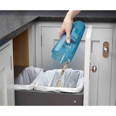 BLACK & DECKER WDC215W ASPIRINO PER LIQUIDI E SOLIDI RICARICABILE 0,38LT - PROMO