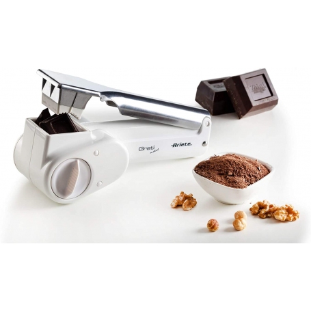 ARIETE GRATI44 GRATTUGIA ELETTRICA RICARICABILE COLORE BIANCO/SILVER - PROMO