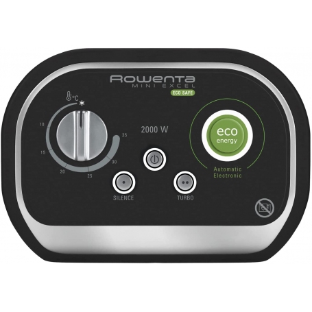 ROWENTA SO9266 TERMOVENTILATORE ELETTRICO MINI EXCEL ECO SAFE 2000W COLORE NERO - PROMO