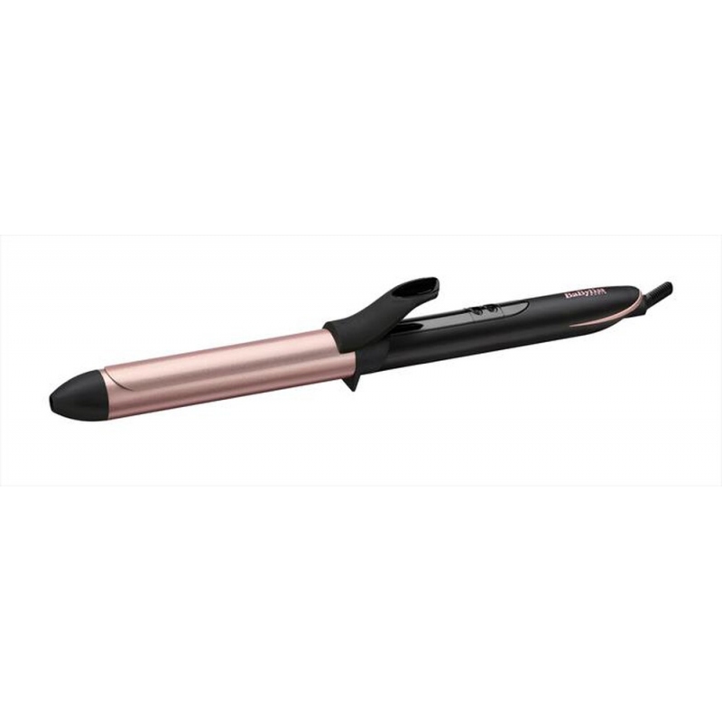 BABYLISS C451E FERRO ARRICCIACAPELLI DA 25MM IN QUARTZ-CERAMIC COLORE NERO/ORO ROSA - PROMO