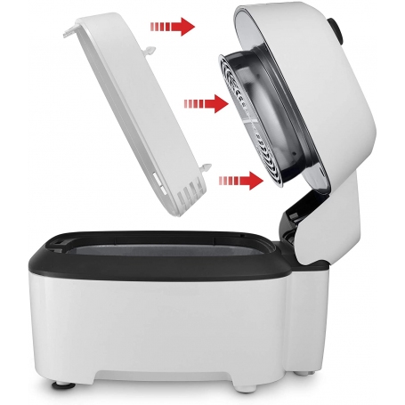 DE LONGHI FH2101W FRIGGITRICE AD ARIA 1400W CAPACITA' 3.9LT SILVER